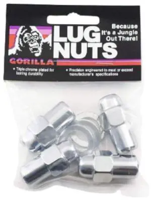 Gorilla Automotive 73147B Standard Mag Lug Nuts (14mm x 1.50 Thread Size) (14-mm X 1.50 (Pack of 5)) Gorilla Automotive 73147B Standard Mag Lug Nuts (14mm x 1.50 Thread Size) (14-mm X 1.50 (Pack of 5))