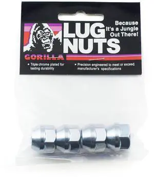Gorilla Automotive 90027B Acorn Bulge Open End Lug Nuts (12mm x 1.25 Thread Size) Gorilla Automotive 90027B Acorn Bulge Open End Lug Nuts (12mm x 1.25 Thread Size)