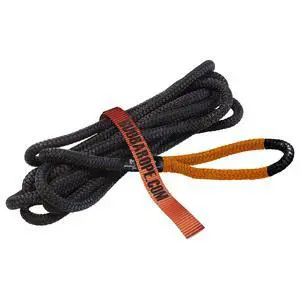Bubba Rope Lil' Bubba 176650ORG Power Stretch Kit 1/2" x 20' ft. Recovery Rope with Breaking Strength of 7400 Lb. in Orange/Black Color, Accessory Ideal for Recovery and Towing Stuck Vehicles Bubba Rope Lil' Bubba 176650ORG Power Stretch Kit 1/2" x 20' ft. Recovery Rope with Breaking Strength of 7400 Lb. in Orange/Black Color, Accessory Ideal for Recovery and Towing Stuck Vehicles