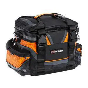 ARB ARB501A Orange and Black Updated Large Recovery Equipment Bag, Biggest Size, Fits Three Straps, Pulley, Damper, Gloves and Two Shackles ARB ARB501A Orange and Black Updated Large Recovery Equipment Bag, Biggest Size, Fits Three Straps, Pulley, Damper, Gloves and Two Shackles