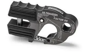 Factor 55 00250-06 Ultrahook Winch Hook Closed System Shackle Max Load 16,000 lbs ULT Strength Shackle Pin Mount 48,000 lbs Offroad 4x4 Adventure Gray Factor 55 00250-06 Ultrahook Winch Hook Closed System Shackle Max Load 16,000 lbs ULT Strength Shackle Pin Mount 48,000 lbs Offroad 4x4 Adventure Gray