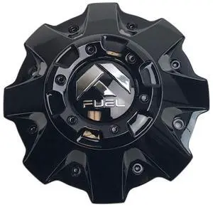 Fuel Offroad Wheels 1001-63GBR Gloss Black Center Cap with Black Rivets Fuel Offroad Wheels 1001-63GBR Gloss Black Center Cap with Black Rivets