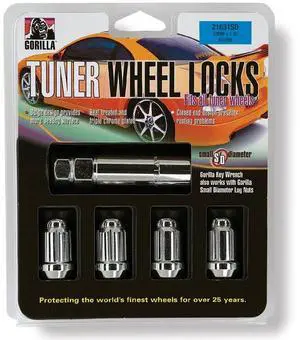Gorilla Automotive 21631SD Small Diameter Wheel Locks (12mm x 1.50 Thread Size) Gorilla Automotive 21631SD Small Diameter Wheel Locks (12mm x 1.50 Thread Size)