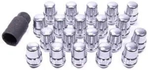 Gorilla Automotive 71633N "The System" Acorn Wheel Locks (12mm x 1.50 Thread Size) - For 5 Lug Wheels, Chrome Gorilla Automotive 71633N "The System" Acorn Wheel Locks (12mm x 1.50 Thread Size) - For 5 Lug Wheels, Chrome