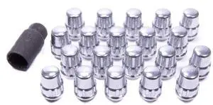 Gorilla Automotive 71643N "The System" Acorn Wheel Locks (14mm x 1.50 Thread Size) - For 5 Lug Wheels, Chrome Gorilla Automotive 71643N "The System" Acorn Wheel Locks (14mm x 1.50 Thread Size) - For 5 Lug Wheels, Chrome