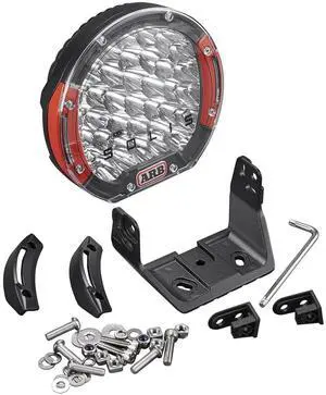 ARB INTENSITY SOLIS SJB36S 36 LEDS DRIVING LIGHT, SPOT BEAM with RED and BLACK INTERCHANGEABLE BEZELS 9 INCHES, INDIVIDUAL ARB INTENSITY SOLIS SJB36S 36 LEDS DRIVING LIGHT, SPOT BEAM with RED and BLACK INTERCHANGEABLE BEZELS 9 INCHES, INDIVIDUAL