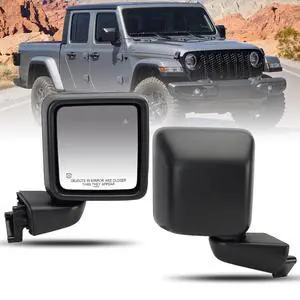 Passenger Side Mirror Compatible with Jeep Wrangler JL 2018-2025 Gladiator JT 2020-2025 Mirrors with Heated Blind Spot Power Adjustable Replace 68281892AE (7pins) Passenger Side Mirror Compatible with Jeep Wrangler JL 2018-2025 Gladiator JT 2020-2025 Mirrors with Heated Blind Spot Power Adjustable Replace 68281892AE (7pins)