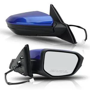 Passenger Side Door Mirror For 2016 2017 2018 2019 2020 2021 HONDA CIVIC LX SE Sport with Power Mirror Ajust Manual Fold Non-Heated Blue Replace 76258-TBA-A02ZA Passenger Side Door Mirror For 2016 2017 2018 2019 2020 2021 HONDA CIVIC LX SE Sport with Power Mirror Ajust Manual Fold Non-Heated Blue Replace 76258-TBA-A02ZA