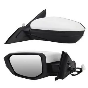 Driver Side View Mirror Compatible with 2016-2021 Honda Civic Power Heated,Civic Side Mirror Left Replace# 76258TBAC02ZA, 5Pins-HeatedPaintable White Driver Side View Mirror Compatible with 2016-2021 Honda Civic Power Heated,Civic Side Mirror Left Replace# 76258TBAC02ZA, 5Pins-HeatedPaintable White