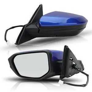 Left Driver Side Door Mirror For 2016 2017 2018 2019 2020 2021 HONDA CIVIC LX SE Sport with Power Mirror Ajust Manual Fold Non-Heated Blue Replace 76258-TBA-A02ZA Left Driver Side Door Mirror For 2016 2017 2018 2019 2020 2021 HONDA CIVIC LX SE Sport with Power Mirror Ajust Manual Fold Non-Heated Blue Replace 76258-TBA-A02ZA