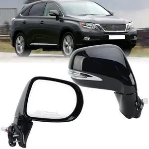 Passenger Side Mirror for 2013 2014 2015 Lexus RX350 RX450H Black(16Pins) | Mirrors with Mirror Power Folding Memory Turn Signal Puddle Light Heated Power Glass Right Passenger Side Mirror for 2013 2014 2015 Lexus RX350 RX450H Black(16Pins) | Mirrors with Mirror Power Folding Memory Turn Signal Puddle Light Heated Power Glass Right