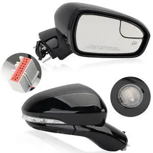 Right Passenger Side Mirror for 2013 2014 2015 2016 Ford Fusion Sedan S SE SE Hybrid,Power Mirror with Heated,In-housing Signal Light,Puddle Lights,Manual Folding,Ford Fusion Mirror Black Right Passenger Side Mirror for 2013 2014 2015 2016 Ford Fusion Sedan S SE SE Hybrid,Power Mirror with Heated,In-housing Signal Light,Puddle Lights,Manual Folding,Ford Fusion Mirror Black