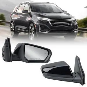 Passenger Side Mirror for 2018-2024 Chevy Equinox GMC Terrain 8 Pins | Mirrors With Power Glass Heated Turn Signal Blind Spot Replaces#84225387(Black) Passenger Side Mirror for 2018-2024 Chevy Equinox GMC Terrain 8 Pins | Mirrors With Power Glass Heated Turn Signal Blind Spot Replaces#84225387(Black)