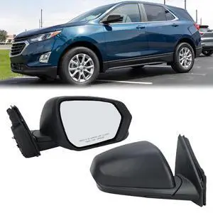 Right Passenger Side Mirror Compatible With 2018 2019 2020 2021 2022 2023 2024 Chevy Equinox Mirros with Heated Power Glass Manual Folding Matte Black Replace#84225383(5Pins) Right Passenger Side Mirror Compatible With 2018 2019 2020 2021 2022 2023 2024 Chevy Equinox Mirros with Heated Power Glass Manual Folding Matte Black Replace#84225383(5Pins)