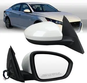 Right Passenger Side Mirror Compatible with 2019 2020 2021 2022 2023 2024 Nissan Altima Mirrors with Power Adjustment Manual Folding White(3 Pins) Right Passenger Side Mirror Compatible with 2019 2020 2021 2022 2023 2024 Nissan Altima Mirrors with Power Adjustment Manual Folding White(3 Pins)