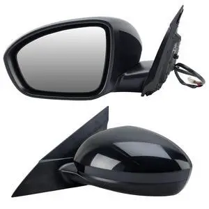 Driver Side Mirror Compatible with Nissan Altima 2019 2020 2021 2022 2023 Mirrors Without Heat Manual Folding Paintable Black NI1320311 Driver Side Mirror Compatible with Nissan Altima 2019 2020 2021 2022 2023 Mirrors Without Heat Manual Folding Paintable Black NI1320311