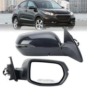 Right Passenger Side Mirror Compatible with 2016 2017 2018 2019 2020 2021 2022 HR-V EX EX-L Door Mirrors with Power Heated Glass Turn Signals Manual Folding Gloss Black (6 Pins) Right Passenger Side Mirror Compatible with 2016 2017 2018 2019 2020 2021 2022 HR-V EX EX-L Door Mirrors with Power Heated Glass Turn Signals Manual Folding Gloss Black (6 Pins)