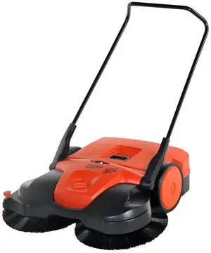 Haaga 697 Profi-line Battery Powered Triple Brush Sweeper, 38" Width Haaga 697 Profi-line Battery Powered Triple Brush Sweeper, 38" Width