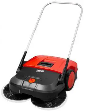 Haaga Starmix 375 Hand Sweeper - Ideal for Thorough Cleaning with 75cm Sweeping Width - Capacity 2,900 m²/h - Container Volume 50 litres - Beltless Drive with Turbo Sweeping System Haaga Starmix 375 Hand Sweeper - Ideal for Thorough Cleaning with 75cm Sweeping Width - Capacity 2,900 m²/h - Container Volume 50 litres - Beltless Drive with Turbo Sweeping System