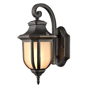 HYDELITE Outdoor Dark Brown Wall Light Waterproof with Yellow Glass Shade | Anti-Rust Aluminum Exterior Wall Lantern Porch Light for Front Door, Porch, Yard, Foyer, Hotel HYDELITE Outdoor Dark Brown Wall Light Waterproof with Yellow Glass Shade | Anti-Rust Aluminum Exterior Wall Lantern Porch Light for Front Door, Porch, Yard, Foyer, Hotel