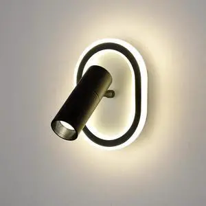 HYDELITE Led Wall Mounted Reading Lights Black Wall Sconce Bedside Wall Lamp with Spoltlight Night Light 4000k for Bedroom HYDELITE Led Wall Mounted Reading Lights Black Wall Sconce Bedside Wall Lamp with Spoltlight Night Light 4000k for Bedroom