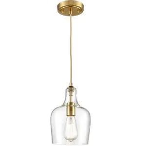 HYDELITE Modern Brushed Gold Pendant Light Fixtures Clear Glass | Brass Adjustable Cord Hanging Light for Living Room Kitchen Island Chandelier with Bell Shape HYDELITE Modern Brushed Gold Pendant Light Fixtures Clear Glass | Brass Adjustable Cord Hanging Light for Living Room Kitchen Island Chandelier with Bell Shape
