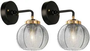Glass Wall Sconce Smoky Gray Vanity Sconces Art Deco Lighting Fixture Ribbed Glass Bathroom Light Fixtures Mid Century Vintage Wall Lights Black Blown Sconce for Living Room Bedroom Glass Wall Sconce Smoky Gray Vanity Sconces Art Deco Lighting Fixture Ribbed Glass Bathroom Light Fixtures Mid Century Vintage Wall Lights Black Blown Sconce for Living Room Bedroom