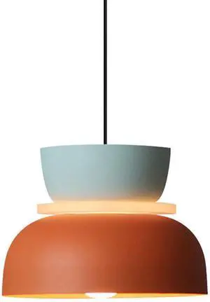 Mid Century Modern Ceiling Pendant Light, Orange Navy 2 Colors Barn Macaron Shade, Aluminum Nordic Modern Pendant Light Fixture, Colorful Chandelier Pendant Lights for Kids Room Mid Century Modern Ceiling Pendant Light, Orange Navy 2 Colors Barn Macaron Shade, Aluminum Nordic Modern Pendant Light Fixture, Colorful Chandelier Pendant Lights for Kids Room