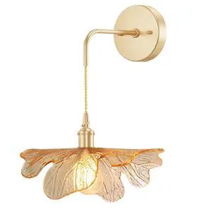 Vintage Modern Wall Sconces Amber Flower Glass Lampshade Adjustable Brass Sconce Hradwired Wall Lighting Fixture Antique Gold Bathroom Vanity Lights Hanging Sconces Light Fixtures Vintage Modern Wall Sconces Amber Flower Glass Lampshade Adjustable Brass Sconce Hradwired Wall Lighting Fixture Antique Gold Bathroom Vanity Lights Hanging Sconces Light Fixtures
