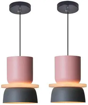 2-Pack Nordic Hanging Ceiling Light - Pink Blue Aluminum Macaron Shade,Mid Century Modern Pendant Light Fixtures Living Room Adjustable Height Hanging Light Dining Room Lights Fixture 2-Pack Nordic Hanging Ceiling Light - Pink Blue Aluminum Macaron Shade,Mid Century Modern Pendant Light Fixtures Living Room Adjustable Height Hanging Light Dining Room Lights Fixture