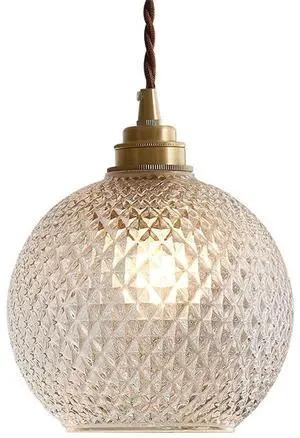 Brass Glass Globe Pendant Light fixtures seeded Glass Pendant Lights with Clear Glass Shade mid Century Chandelier 1-Light Modern Pendant Lighting Gold for Kitchen Island Bedroom (Ceiling) Brass Glass Globe Pendant Light fixtures seeded Glass Pendant Lights with Clear Glass Shade mid Century Chandelier 1-Light Modern Pendant Lighting Gold for Kitchen Island Bedroom (Ceiling)