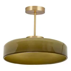 Green Semi Flush Mount Ceiling Light Modern Ceiling Lights 13.8 Round Dome Glass Shade Mid Century Flush Mount Light Fixture Gold Brass Finish for Hallway Dining Room Overhead Light Green Semi Flush Mount Ceiling Light Modern Ceiling Lights 13.8 Round Dome Glass Shade Mid Century Flush Mount Light Fixture Gold Brass Finish for Hallway Dining Room Overhead Light
