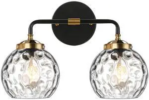 Antique Bathroom Lighting MCM Vanity Light Clear Glass Globe Shade Bathroom Wall Lamp Double Black and Brushed Gold Kitchen Sink Wall Mounted Light Vanity Lights for Over Mirror Antique Bathroom Lighting MCM Vanity Light Clear Glass Globe Shade Bathroom Wall Lamp Double Black and Brushed Gold Kitchen Sink Wall Mounted Light Vanity Lights for Over Mirror