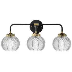 Bathroom Vanity Light Clear Glass Globe Wall Light Fixture Ribbed Glass Shade Mid Century Wall Sconce Lights Fixtures Over Mirror Modern Art Deco Sconces Farmhouse Bathroom Lighting Bathroom Vanity Light Clear Glass Globe Wall Light Fixture Ribbed Glass Shade Mid Century Wall Sconce Lights Fixtures Over Mirror Modern Art Deco Sconces Farmhouse Bathroom Lighting