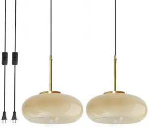 Plug in Pendant Light Mid Century Milk Yellow Glass Hanging Lamp Glass Globe Lamp Shade Vintage Pendant Lights Plug in Cord Gold Brass Finish Swag Hanging Ceiling Light for Kitchen Plug in Pendant Light Mid Century Milk Yellow Glass Hanging Lamp Glass Globe Lamp Shade Vintage Pendant Lights Plug in Cord Gold Brass Finish Swag Hanging Ceiling Light for Kitchen