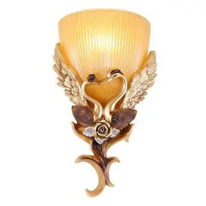 European Wall Sconce Vintage Gold Wall Light Creative Resin Peacock | Antique Peacock Design with 11*17.3Inch Frosted Glass Shade Indoor Lighting Fixtures for Living Room Hallway Bedroom Bedside European Wall Sconce Vintage Gold Wall Light Creative Resin Peacock | Antique Peacock Design with 11*17.3Inch Frosted Glass Shade Indoor Lighting Fixtures for Living Room Hallway Bedroom Bedside