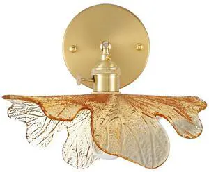 Vintage Bathroom Wall Sconce Gold Mid Century Modern Vanity Light Flower Glass Wall Sconce Light Fixture Decor Art Vanity Lamp Adjustable Hardwired Vanity Lighting for Over Mirror Vintage Bathroom Wall Sconce Gold Mid Century Modern Vanity Light Flower Glass Wall Sconce Light Fixture Decor Art Vanity Lamp Adjustable Hardwired Vanity Lighting for Over Mirror