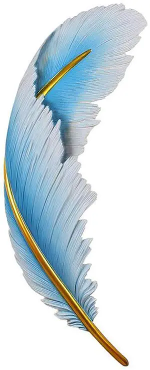 LED Wall Lamp Dimmable Wall Sconce Lights Fixtures Blue Feather Sconce Light 3000K-6000K Modern Feather Lamp Elegant Wall Mount Lamp Resin Deco Lighting for Bedroom Living Dining Room LED Wall Lamp Dimmable Wall Sconce Lights Fixtures Blue Feather Sconce Light 3000K-6000K Modern Feather Lamp Elegant Wall Mount Lamp Resin Deco Lighting for Bedroom Living Dining Room