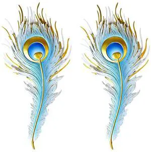 Unique Wall Sconce Feather Wall Lamp LED Dimmable Wall Sconce Lighting Blue Elegant Peacock Feather Design Creative Wall Light Fixtures for Bedroom Living Dining Room Hallway Deco Unique Wall Sconce Feather Wall Lamp LED Dimmable Wall Sconce Lighting Blue Elegant Peacock Feather Design Creative Wall Light Fixtures for Bedroom Living Dining Room Hallway Deco