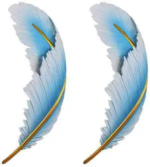 Art Deco Wall Light Modern led Wall Light Sconce Blue Feather Design 3000k-6000k Mid-Century Wall Lights Feather lamp Dimmable Sconce for Bedroom Living Room Dining Room Hallway Art Deco Wall Light Modern led Wall Light Sconce Blue Feather Design 3000k-6000k Mid-Century Wall Lights Feather lamp Dimmable Sconce for Bedroom Living Room Dining Room Hallway