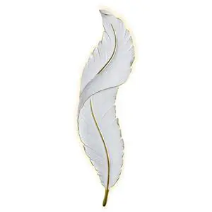 Feather wall Sconce Modern Bedroom Sconce Lighting Creative Feathers LED White Luxury wall lamp wall Art Decor Feather sconces Fixture for Bedroom Living Room Hallway Feather wall Sconce Modern Bedroom Sconce Lighting Creative Feathers LED White Luxury wall lamp wall Art Decor Feather sconces Fixture for Bedroom Living Room Hallway