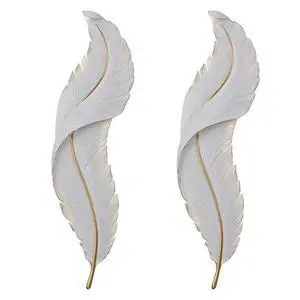 LED Sconces Wall Lighting White Feather Wall Light Mid Century Modern Wall Sconce Lights Elegant Creative Style Unique Resin Design for Bedroom Living Room Hallway Foyer LED Sconces Wall Lighting White Feather Wall Light Mid Century Modern Wall Sconce Lights Elegant Creative Style Unique Resin Design for Bedroom Living Room Hallway Foyer