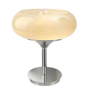 Glass Table Lamp Milk Yellow Table Lamps Mid Century Modern Desk lamp with Chrome Base Plug in Cord Dome Glass Nightstand Lamp Bedside Light Desk Light Bedroom Living Room Office Glass Table Lamp Milk Yellow Table Lamps Mid Century Modern Desk lamp with Chrome Base Plug in Cord Dome Glass Nightstand Lamp Bedside Light Desk Light Bedroom Living Room Office