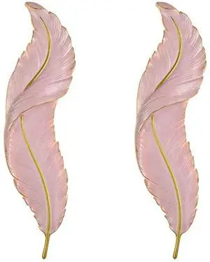 Feather Wall Light LED Dimmable Sconces Wall Lighting Mid Century Modern Wall Sconce Lights with Pink Elegant Feather Style Unique Resin Design for Bedroom Living Room Hallway Foyer Feather Wall Light LED Dimmable Sconces Wall Lighting Mid Century Modern Wall Sconce Lights with Pink Elegant Feather Style Unique Resin Design for Bedroom Living Room Hallway Foyer