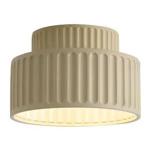 Hallway Flush Mount Ceiling Light Nordic Vintage Ceiling Light Fixture 2-Layer Round Light with Striped Shade Mid Century Modern Ceiling Lamp Resin Ceiling Lights fixtures (White) Hallway Flush Mount Ceiling Light Nordic Vintage Ceiling Light Fixture 2-Layer Round Light with Striped Shade Mid Century Modern Ceiling Lamp Resin Ceiling Lights fixtures (White)