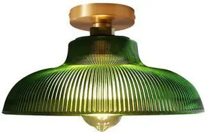 Glass Green Flush Mount Ceiling Light Gold Brass Ceiling Light Fixtures with 12.2" Dome Glass Shade Nordic Modern Ceiling Lamp for Hallway Foyer Bedroom Kitchen Dining Room Glass Green Flush Mount Ceiling Light Gold Brass Ceiling Light Fixtures with 12.2" Dome Glass Shade Nordic Modern Ceiling Lamp for Hallway Foyer Bedroom Kitchen Dining Room