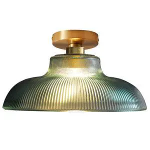 Glass Modern Ceiling Light Brushed Brass Gold Flush Mount Ceiling Light with 12.2" Green Glass Shade mid Century Vintage Ceiling Lights for Hallway Foyer Bedroom Dining Room Kitchen (Green) Glass Modern Ceiling Light Brushed Brass Gold Flush Mount Ceiling Light with 12.2" Green Glass Shade mid Century Vintage Ceiling Lights for Hallway Foyer Bedroom Dining Room Kitchen (Green)