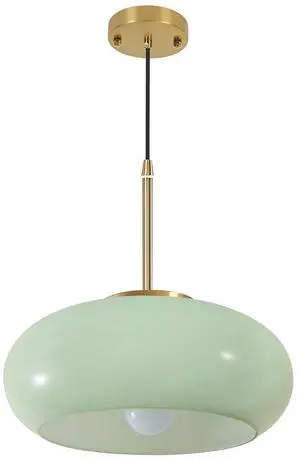 Milk Green Pendant Light Mid Century Modern Ceiling Hanging Lamp Gold Brass Glass Light Fixtures with Dome Green Glassshade Glass Hanging Pendant Lamp for Dining Room Kitchen Milk Green Pendant Light Mid Century Modern Ceiling Hanging Lamp Gold Brass Glass Light Fixtures with Dome Green Glassshade Glass Hanging Pendant Lamp for Dining Room Kitchen