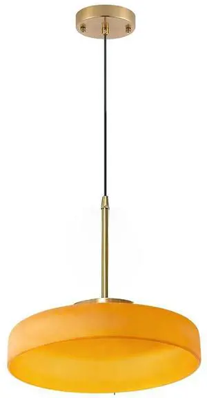 Mid Century Modern Pendant Light 13.8In Orange Glass Gold Brass Hanging Lamp Kitchen Island Large Glass Pendant Lamp Vintage Farmhouse Dining Room Chandelier 1-Light for Over Table Mid Century Modern Pendant Light 13.8In Orange Glass Gold Brass Hanging Lamp Kitchen Island Large Glass Pendant Lamp Vintage Farmhouse Dining Room Chandelier 1-Light for Over Table