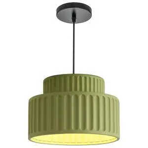 Nordic Modern Green Pendant Light Fixture Resin Pendant Lamp 2-Layer Round Light with Striped Shade Mid Century Black Ceiling Pendant Lighting Dining Room Kitchen Island Farmhouse Nordic Modern Green Pendant Light Fixture Resin Pendant Lamp 2-Layer Round Light with Striped Shade Mid Century Black Ceiling Pendant Lighting Dining Room Kitchen Island Farmhouse